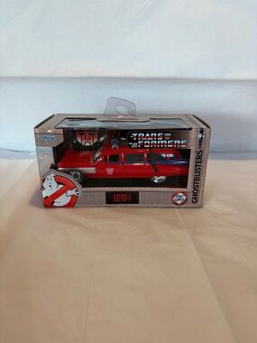 Transformers Ghostbusters Ecto-1 Diecast Car Jada Hollywood Rides